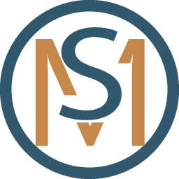 Logo Image. An outlined circle with an M and an S in the middle